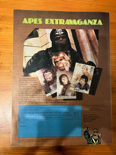 Comic: 'Planet Of The Apes' no. 45 / 1975