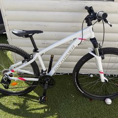 Women's 27.5-inch light aluminium frame mountain bike, white