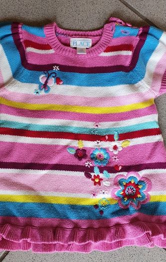 Age 9/12 Months - A Seriously Cute Knitted Dress - from the "Children's Place" - Winter Ready - Read Carefully - #