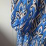 dress Zara blue patterned dress size small Image 4
