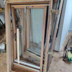 Velux top hung timber roof window  78cm x 140cm.