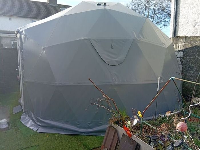 Deluxe 5m(16.4ft) Extremely Strong Structure For Irish Weather Dome Igloo Glamping