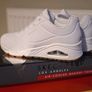White ladies trainers Image 3