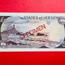 Jersey  5. Pound   1994. SPECIMEN  .  BAIRD. RARE. ( Uncirculated ) Image 2