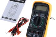 Digital LCD Multimeter Voltmeter Ammeter Ohmmeter OHM VOLT Tester Meter
