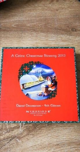 Newbridge Silverware Annual Christmas Collectible 2013 A Celtic Christmas Blessing  Rare & Boxed