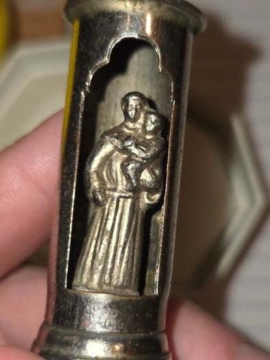 Antique French Pocket Travel Catholic Shrine