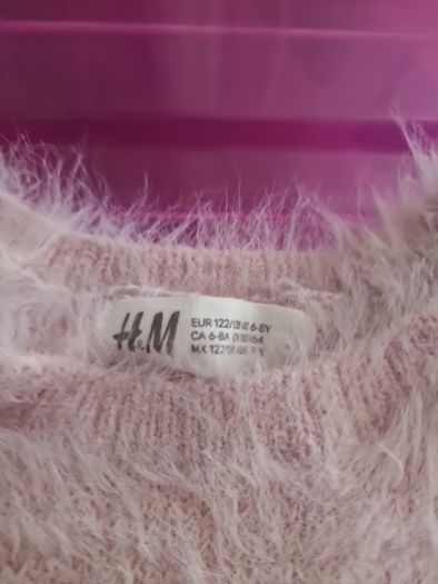girls pink jumper