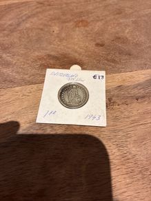 Switzerland 1 franc 1943 Silver coin