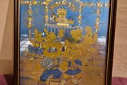 1988 Disco Ted framed foil art