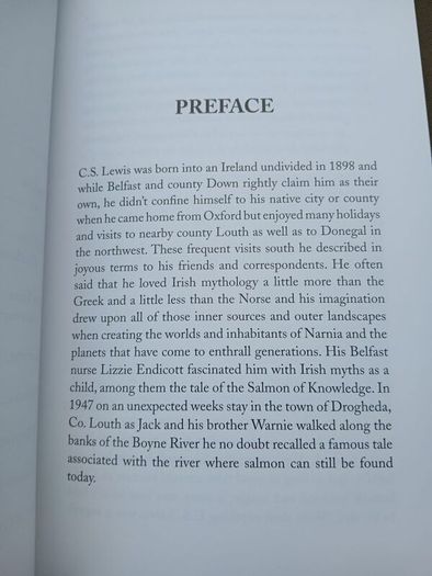 C.S. Lewis and the Wee County, Louth interest