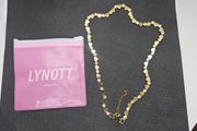 Lynott Starlight Heart Tennis Necklace in Gold Colour