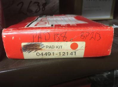 Genuine Toyota Brake pads 04491-12141