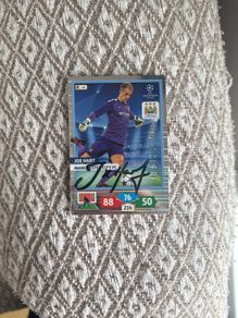 Rare Joe Hart card signed 2013/2014 Champions League
