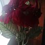 4PC X Poinsettia Artificial Flowers Image 4