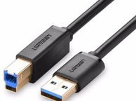 main image for ad usb New Dell 6ft (1.8M) USB 3.0 Type A to B Cable Male/ Printer Cable