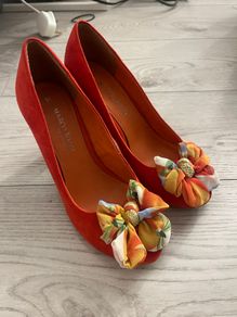 Marco Tozzi Burnt Orange Heels