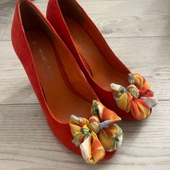 Marco Tozzi Burnt Orange Heels