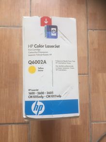 HP 124A Yellow Original LaserJet Toner Cartridge Q6002A