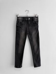 Pre Owned Dunnes Stores Kids Dark Washed Black Denim Jeans