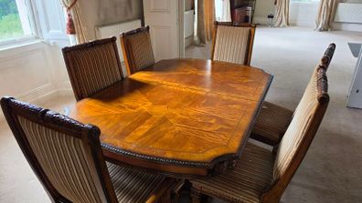 Large Dining Table and Chairs