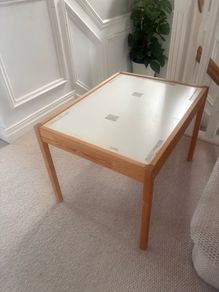 Small wooden table