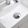 Rectangular White Ceramic Basin Small Bathroom Wall Mounted Basin 365x250x105mm Image 4