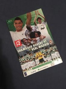 MINT Shamrock Rovers v Real Madrid Programme 20 July 2009