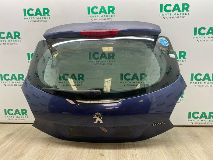 2014 Peugeot 208 Bootlid Tailgate Blue