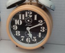 vintage Large Jerger alarm Clock from 70's