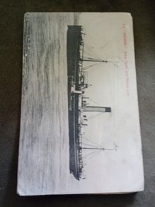 Antique postcard  SS MAMARI
