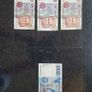 27 Banknotes zloty, pounds, litai, francs, pesetas, escudos, lire Image 5