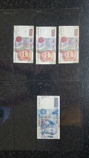 27 Banknotes zloty, pounds, litai, francs, pesetas, escudos, lire