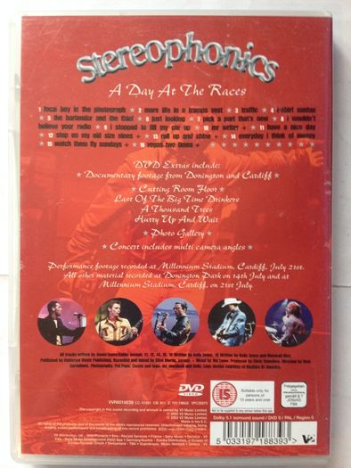 Stereophonics [2002] A Day At The Races [Music DVD]