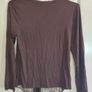 BNWT South Lodge designed in London brown V neck  leopard print long sleeve top size 1 UK10/12 EU38/40 Postage included Image 5