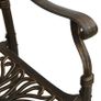 5 Piece Bistro Set Cast Aluminium Bronze Image 9