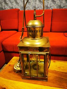Vintage brass ceiling light