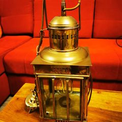 Vintage brass ceiling light