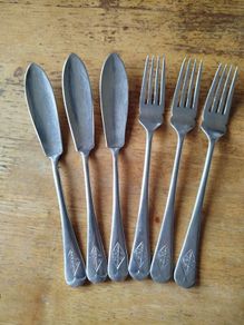 FW Woolworth Firth Staybrite Knifes And Forks
