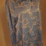Zara blue long sleeve silky blouse size L UK14 EU42 Postage included Image 3