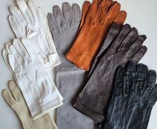 Selection of vintage leather gloves