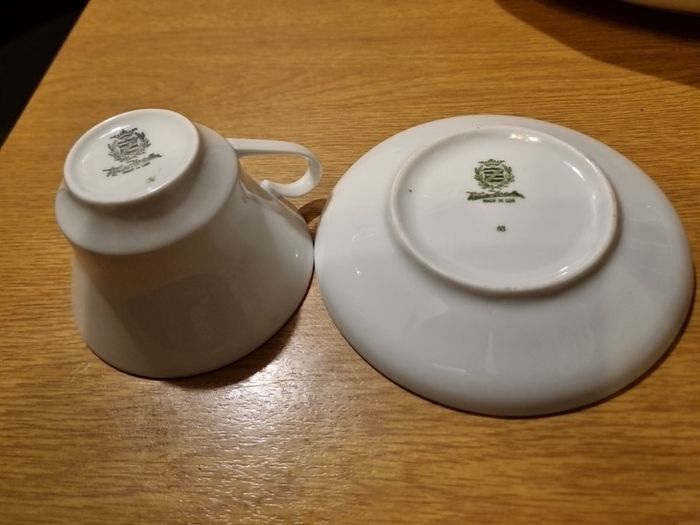Vintage "Weimar" Germany Tea Cup and Saucer
