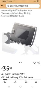 NEW motocaddy score card holder