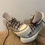 Grey 'Fleece lined' Converse Size 4 Image 5