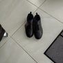 Black Leather Men's Safety Shoes Size 11 Image 9