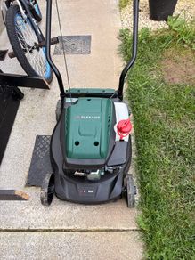 petrol lawnmower