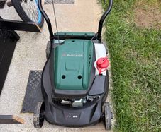 petrol lawnmower