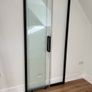Shower Sliding Door Metal Black 1000 mm Sonas ASPECT Image 3