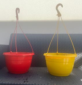 2 Hanging Baskets/ Containers