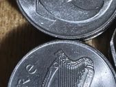 Irish 10 Pence Coins